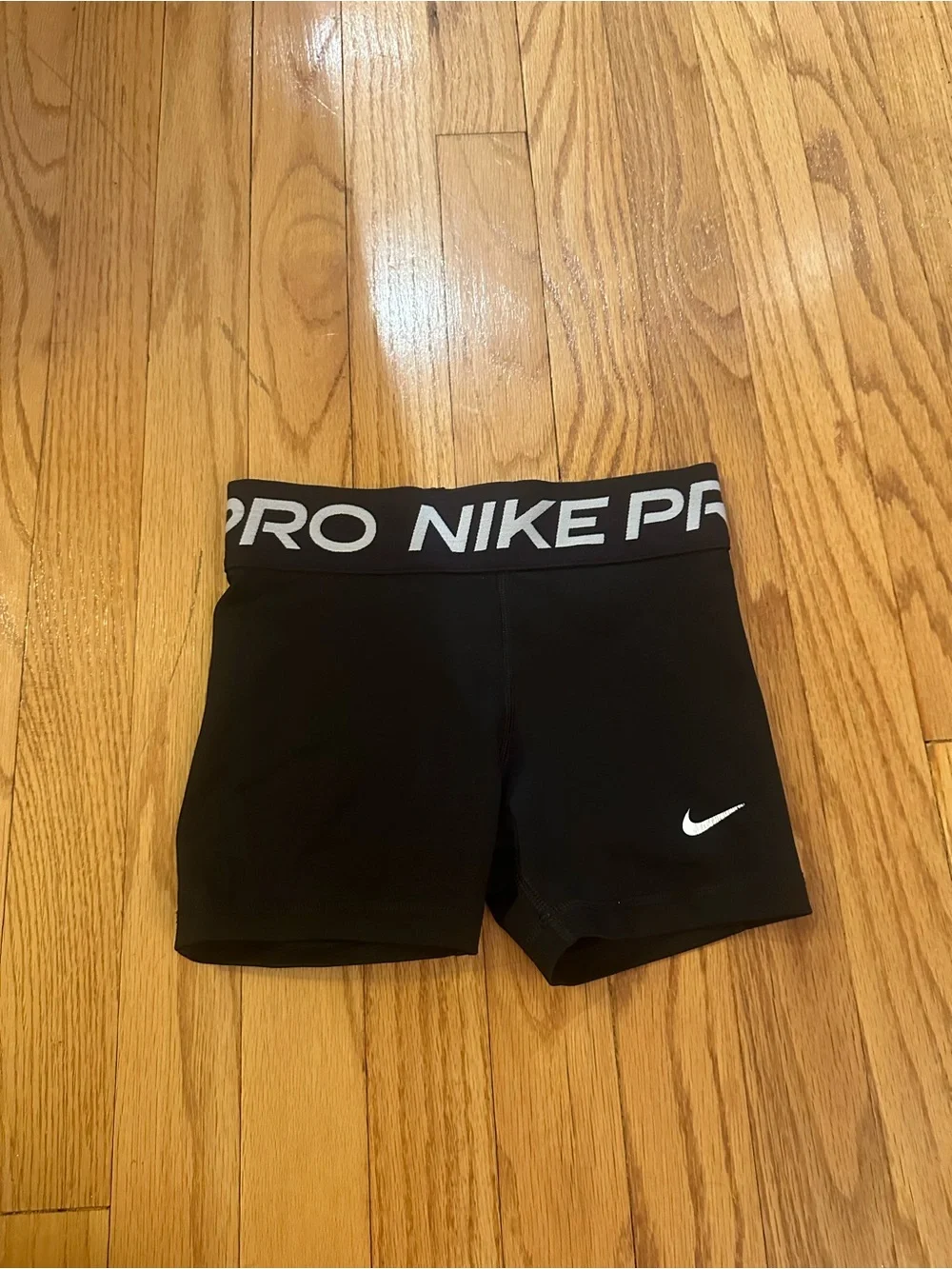 Nike Black Compression Shorts Kids Size Small